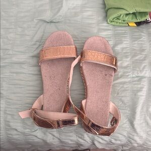 Elegant Rose Gold Women's Sandals